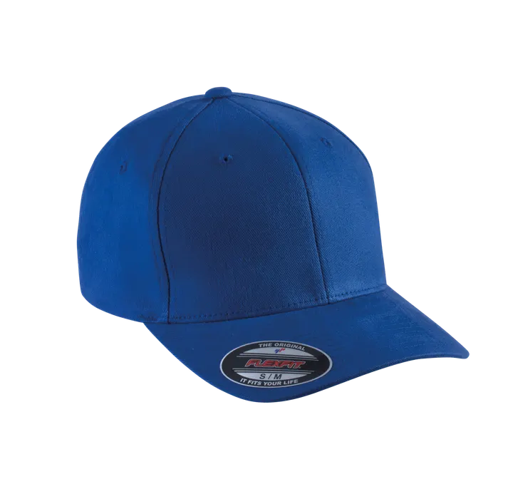 Casquette Flexfit coton brossé - 6 panneaux Royal Blue