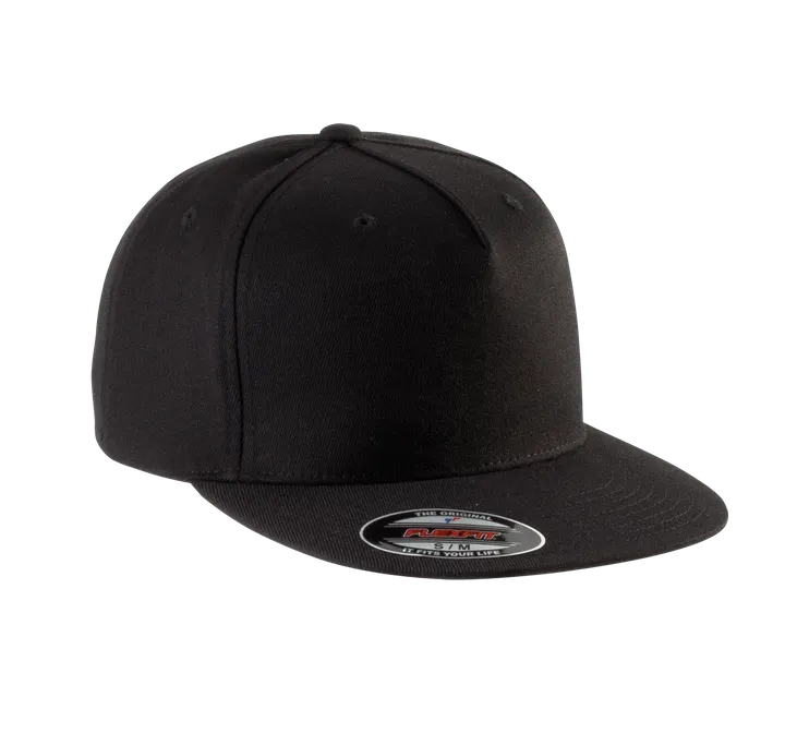 Casquette Flexfit - 5 panneaux Black