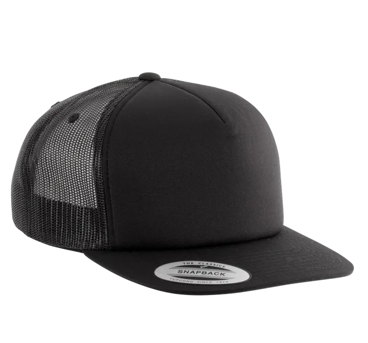 Casquette Trucker classique - 5 panneaux Black