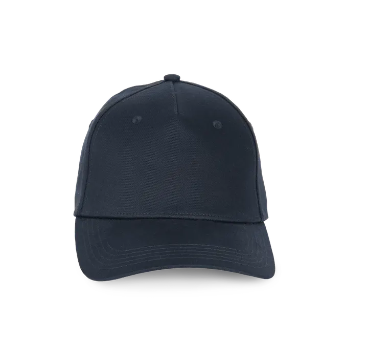 5-Panel-Kappe aus recycelter Baumwolle Navy