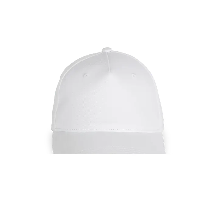 5-Panel-Kappe aus recycelter Baumwolle White