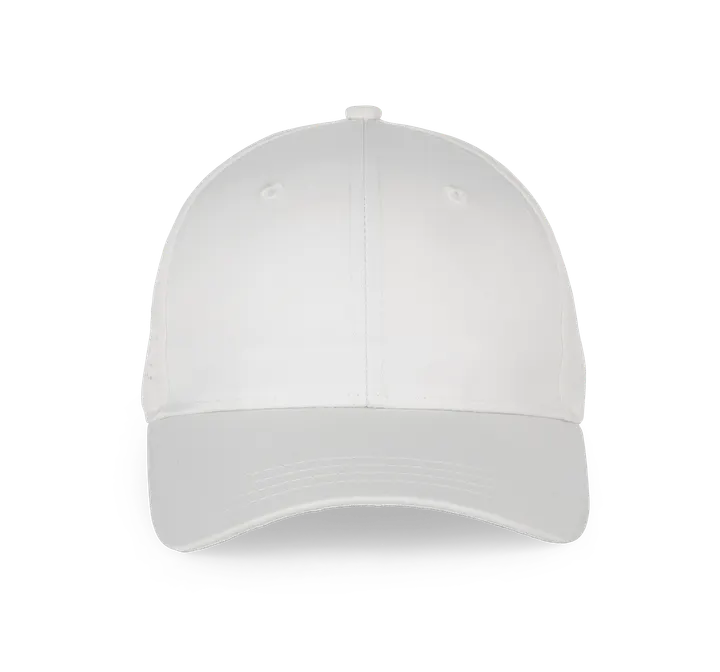 Perforierte 6-Panel-Kappe White