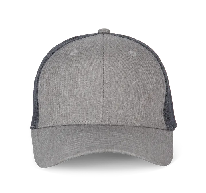 Trucker Cap - 6 Panels Granite Grey Heather
