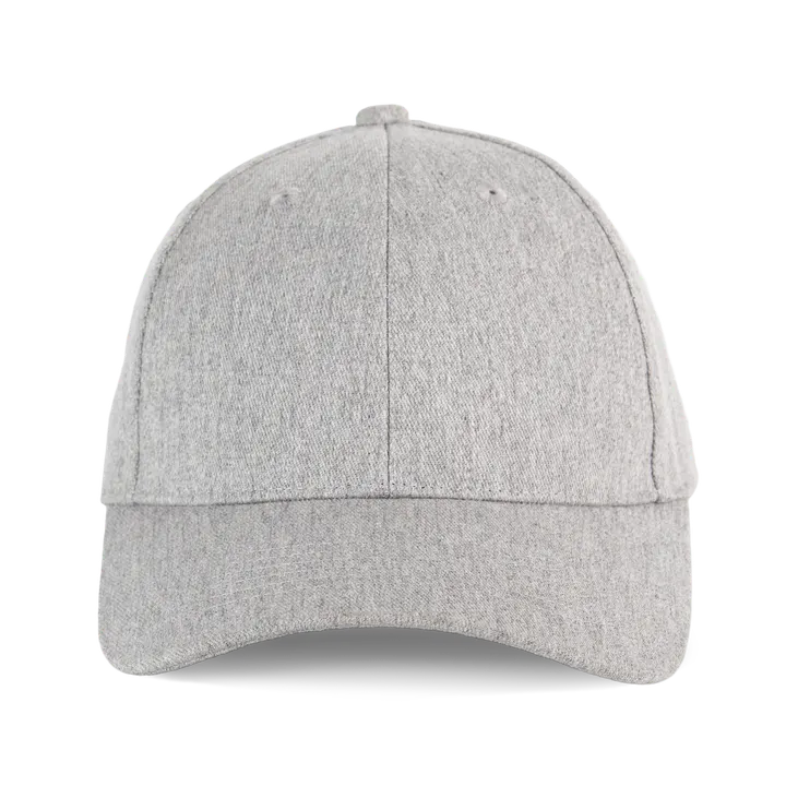 Recycelte 6-Panel-Kappe Flint Grey