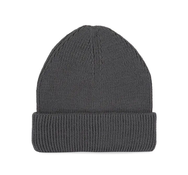 Bonnet côtelé à double revers Cement Grey