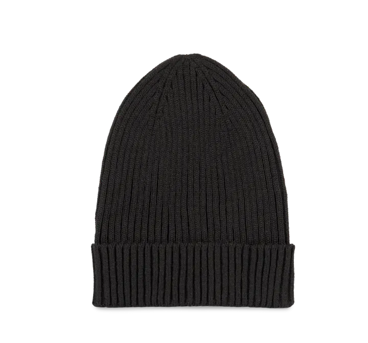 Lange Mütze Black