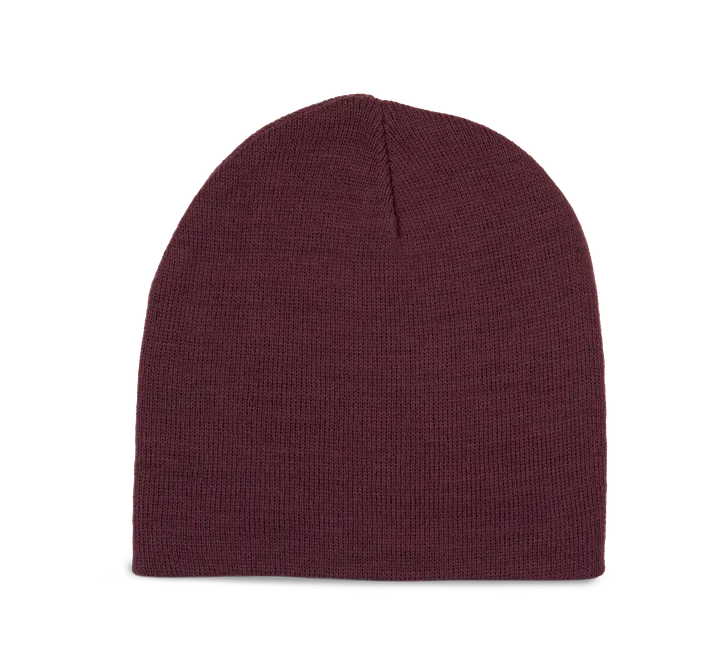 Bonnet à maille fine Dark Cherry