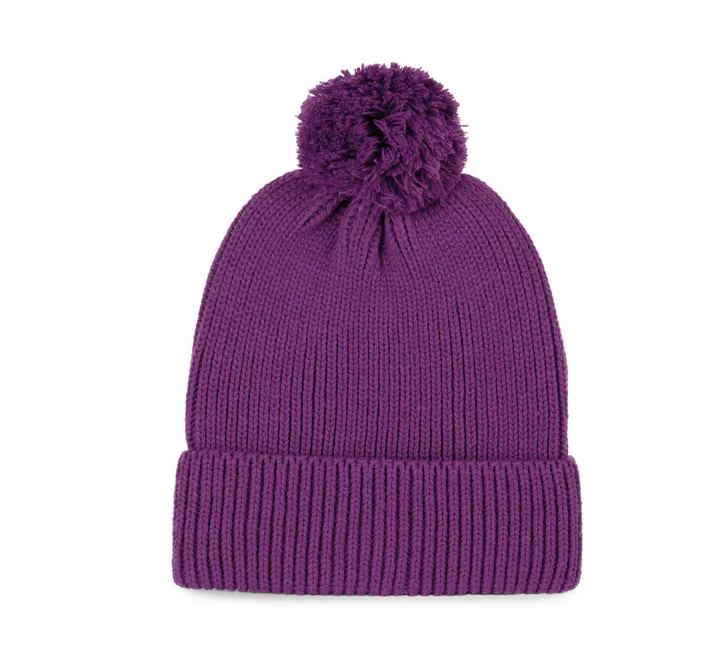 Bommelmütze Mauve