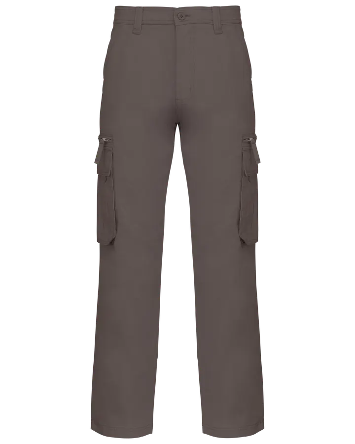 Pantalon multipoches homme Khaki