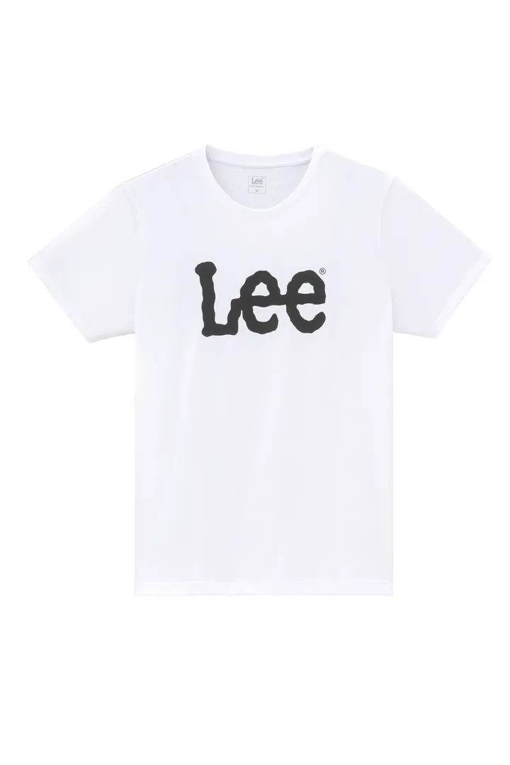 T-shirt Logo Lee White