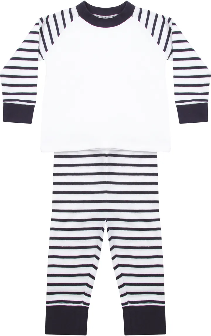 Pyjama à rayures Navy / White