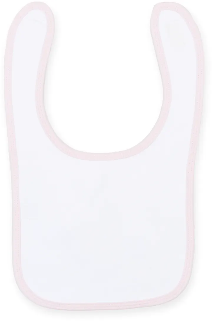 Bib White / Pale Pink