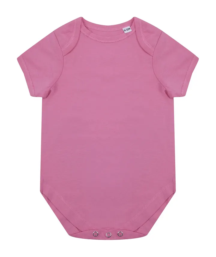 Body mit kurzen Ärmeln aus Bio-Baumwolle Bright pink