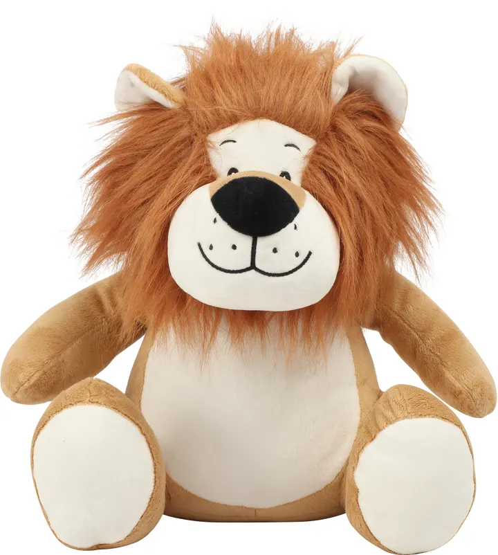 Peluche zippée Lion Brown