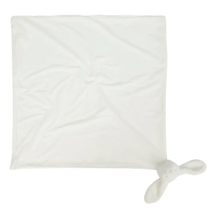 Flaches Kuscheltier White Bunny