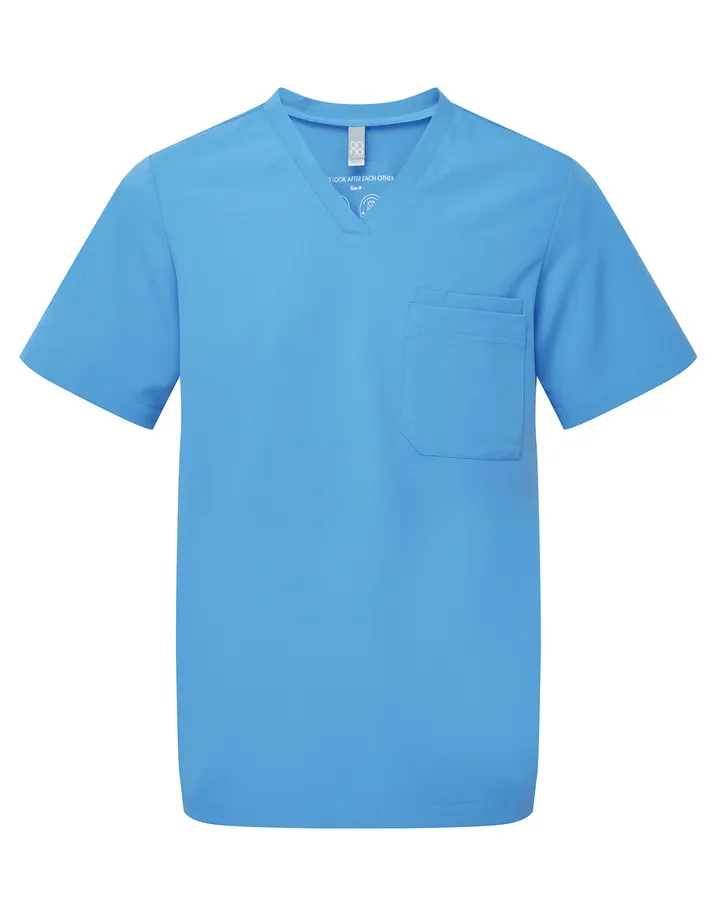 Stretch-Tunika für Herren mit kurzen Ärmeln Ceil blue