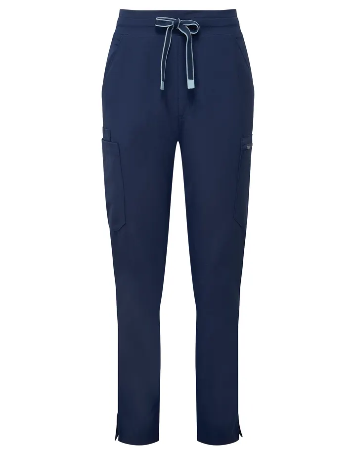 Pantalon cargo stretch femme Navy