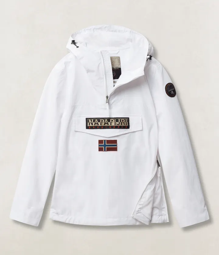 Kapuzenanorak RAINFOREST Bright white