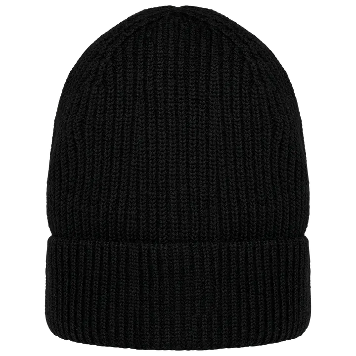 Umweltfreundliche Unisex Mütze aus Merinowolle Black