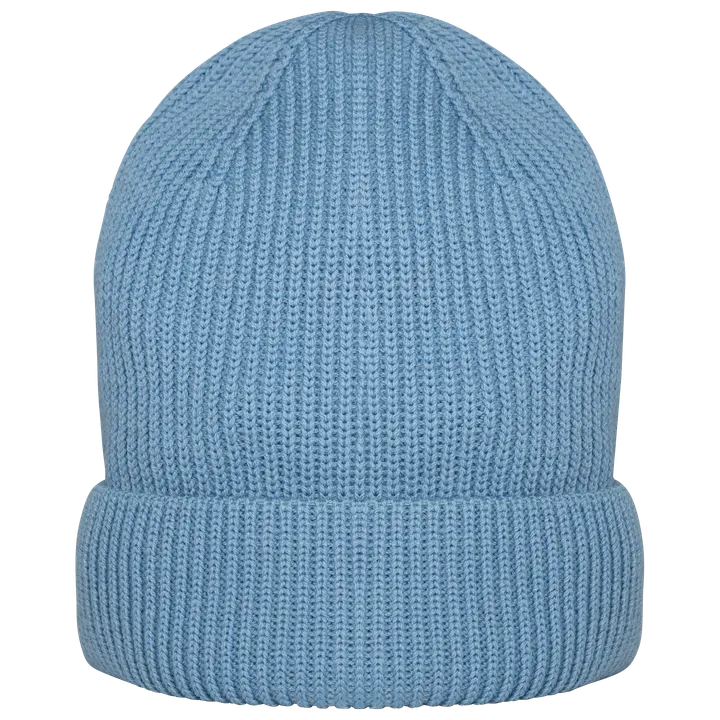 Umweltfreundliche Unisex Mütze aus Merinowolle Cool Blue