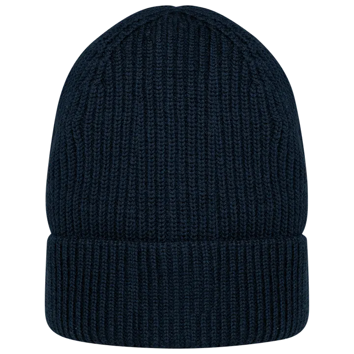 Umweltfreundliche Unisex Mütze aus Merinowolle Navy Blue