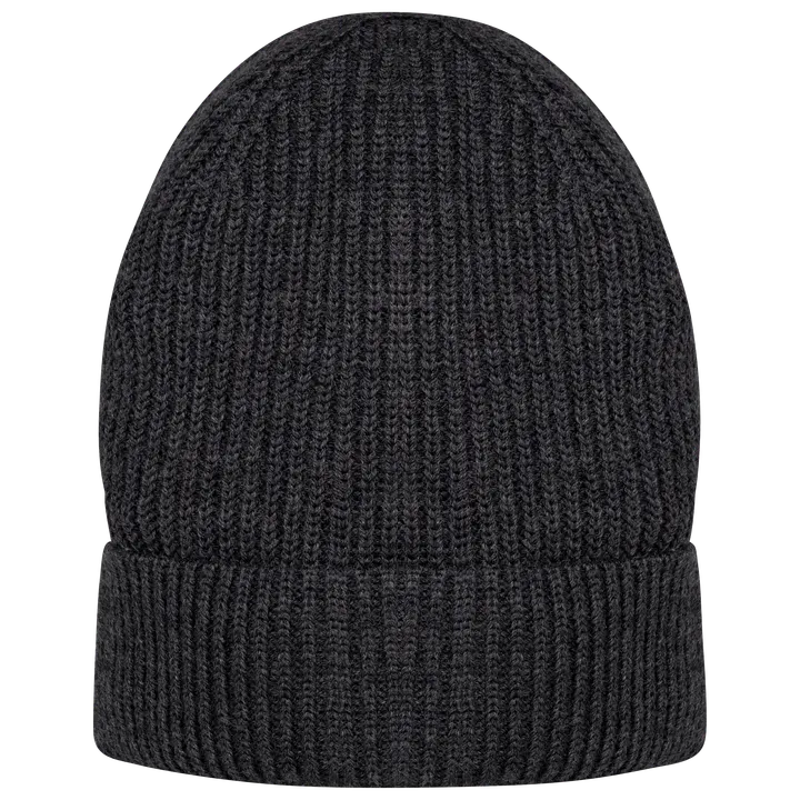 Umweltfreundliche Unisex Mütze aus Merinowolle Volcano Grey Heather