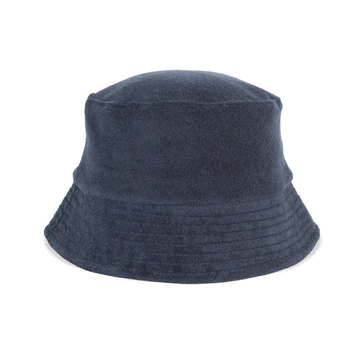 Umweltfreundlicher Unisex Frottee Eimer Hut Navy Blue