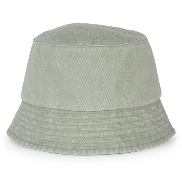 Umweltfreundlicher ausgewaschener Unisex-Sonnenhut Washed Almond Green