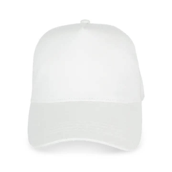 Casquette trucker écoresponsable 5 panneaux unisexe Ivory