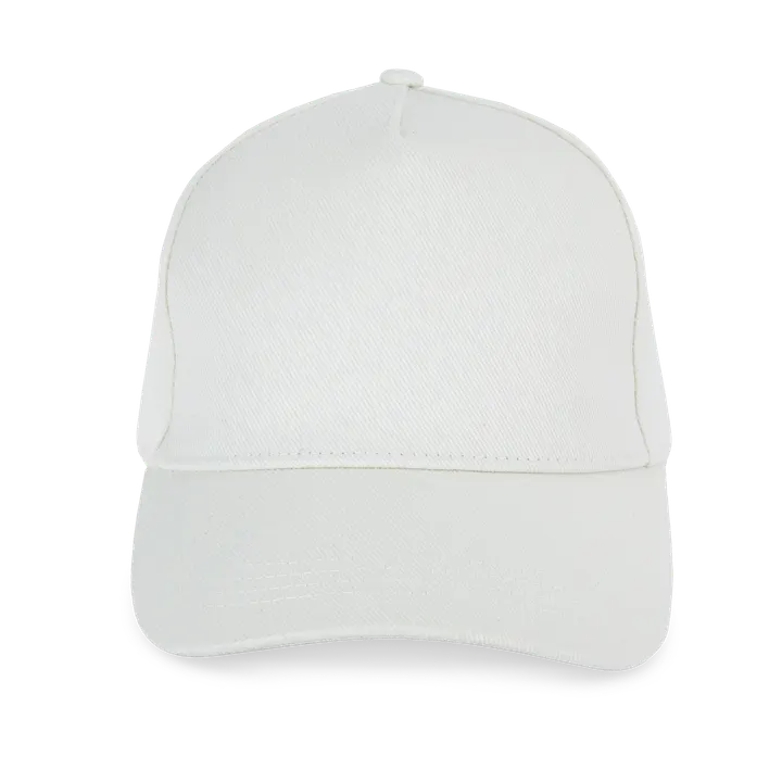 Umweltfreundliche Unisex-Kappe – 5 Panels Ivory