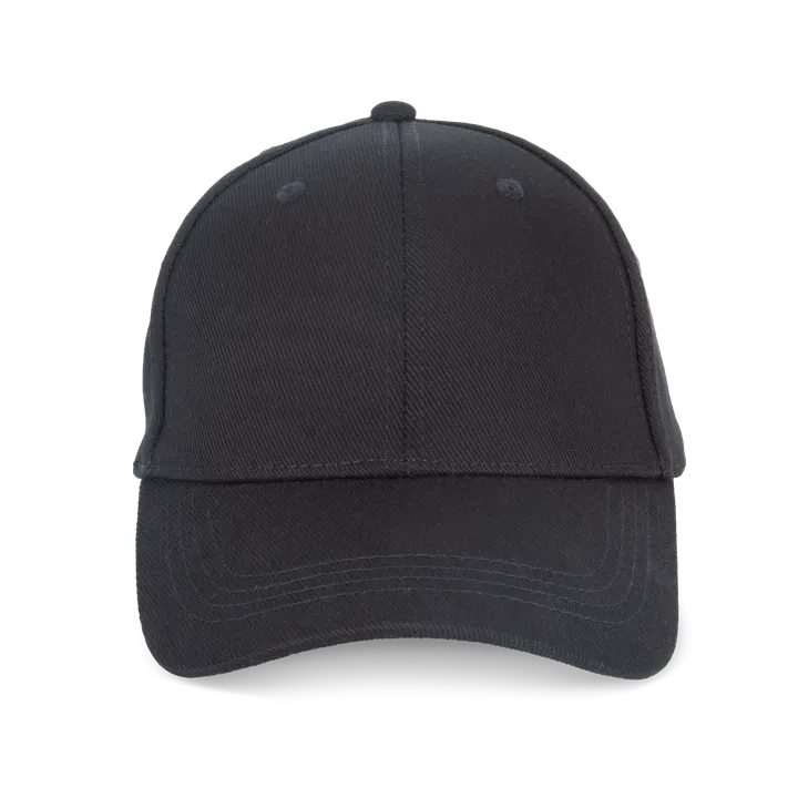 Casquette écoresponsable 6 panneaux unisexe Black