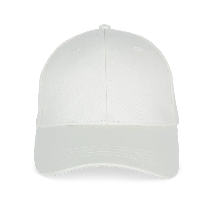 Casquette écoresponsable 6 panneaux unisexe Ivory