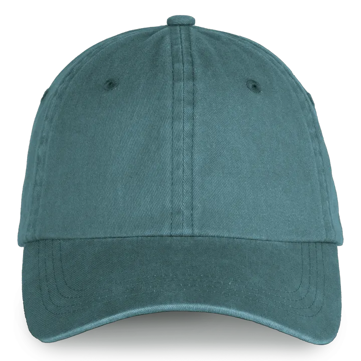 Umweltfreundliche ausgewaschene Unisex-Kappe Washed Amazon Green