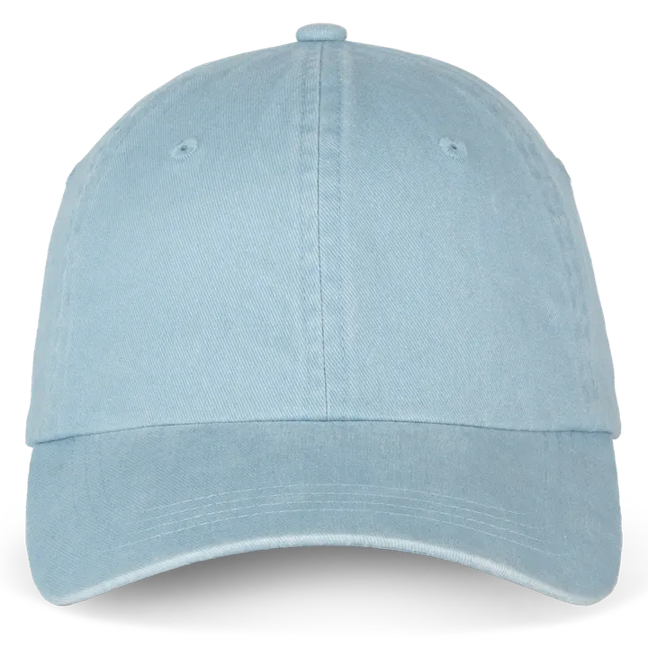 Umweltfreundliche ausgewaschene Unisex-Kappe Washed Aquamarine