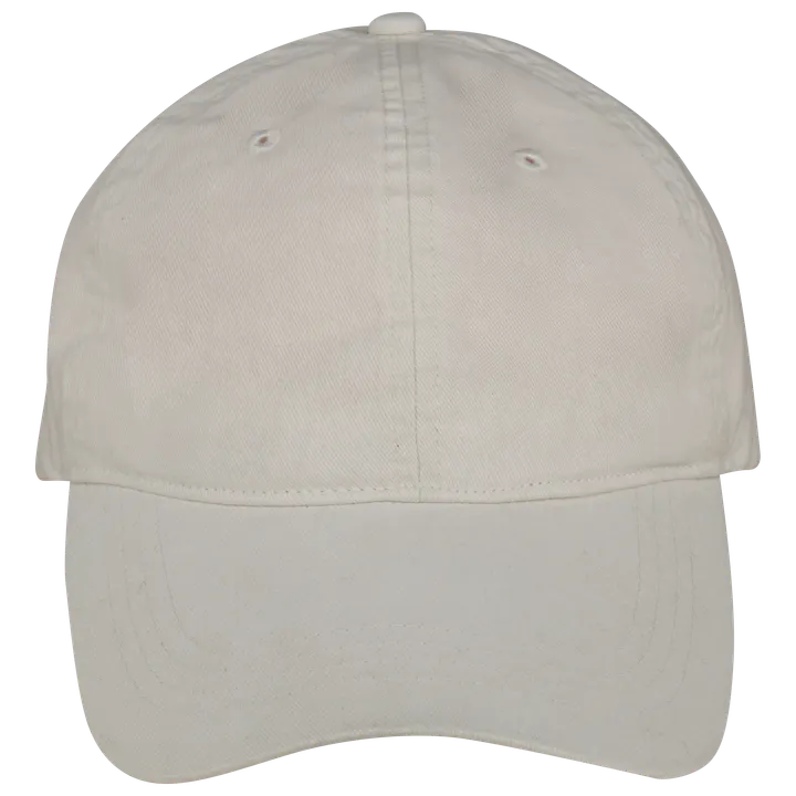 Umweltfreundliche ausgewaschene Unisex-Kappe Washed Ivory