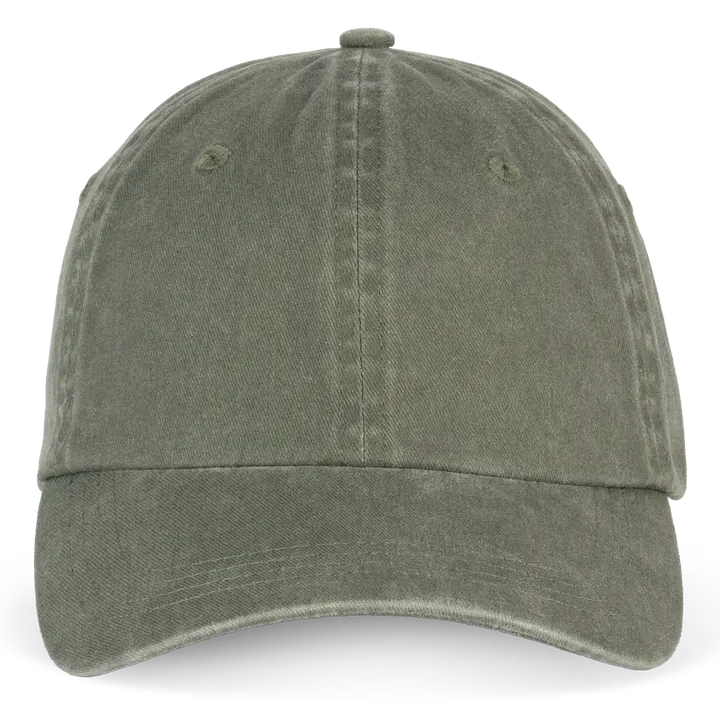 Umweltfreundliche ausgewaschene Unisex-Kappe Washed Organic Khaki