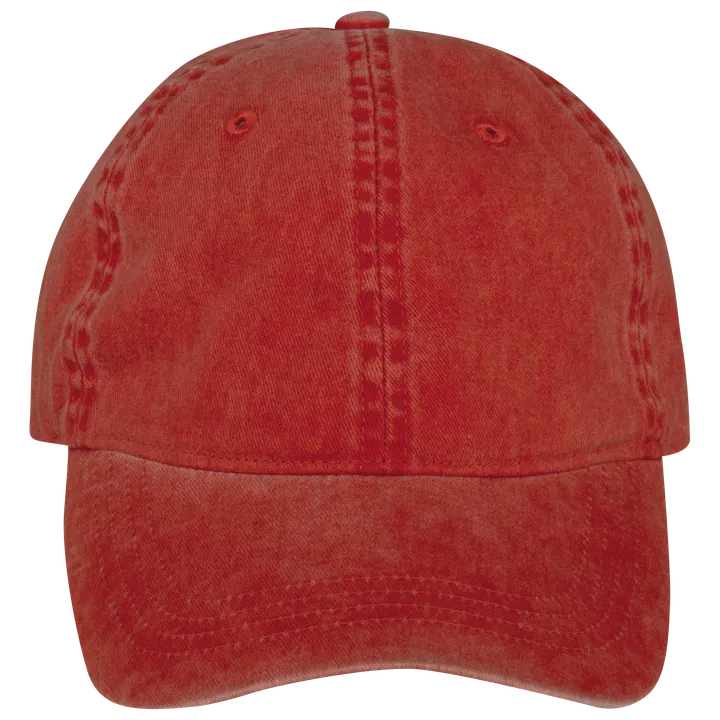 Umweltfreundliche ausgewaschene Unisex-Kappe Washed Paprika