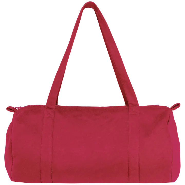 Reisetasche aus Molton Hibiscus Red