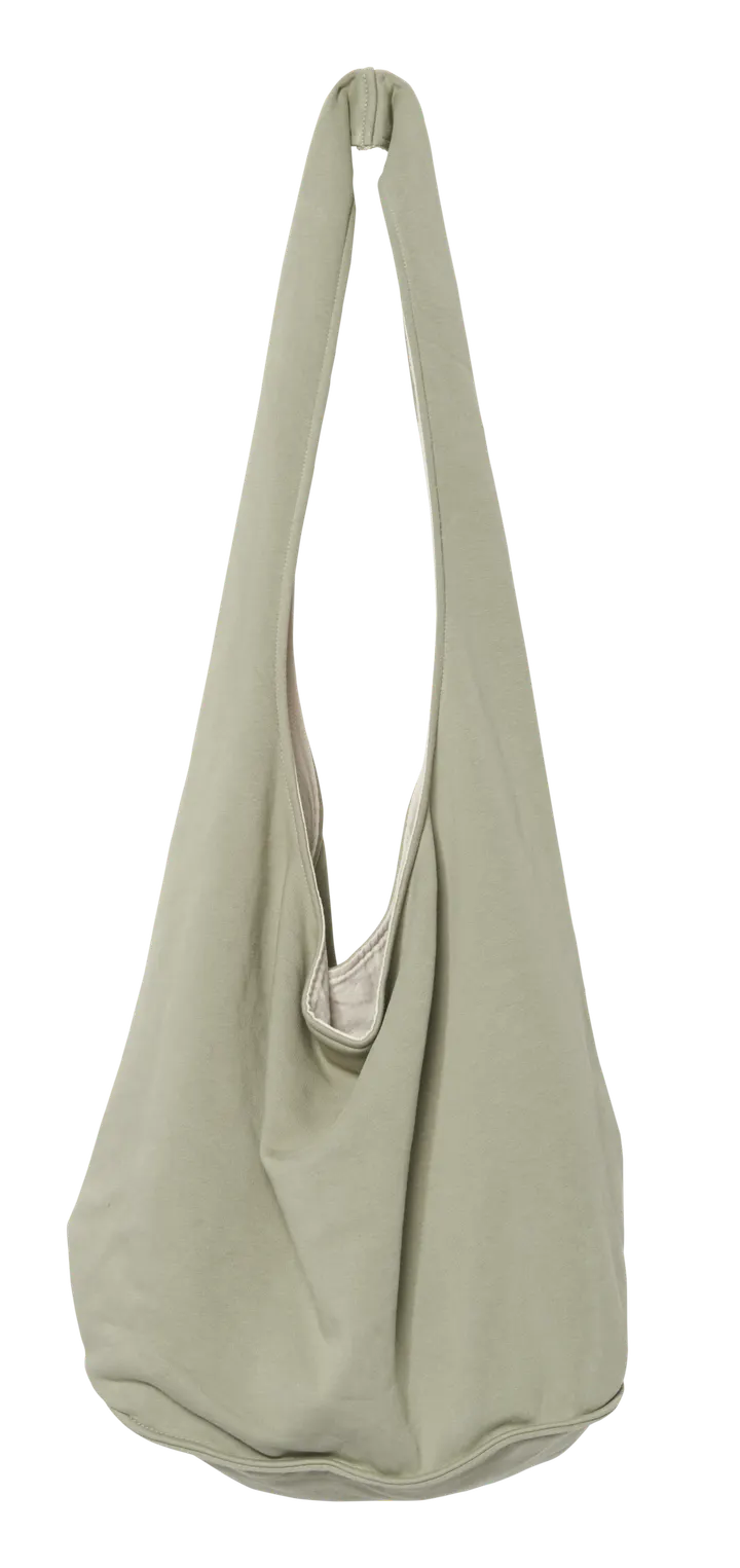 Umhängetasche aus Molton Almond Green