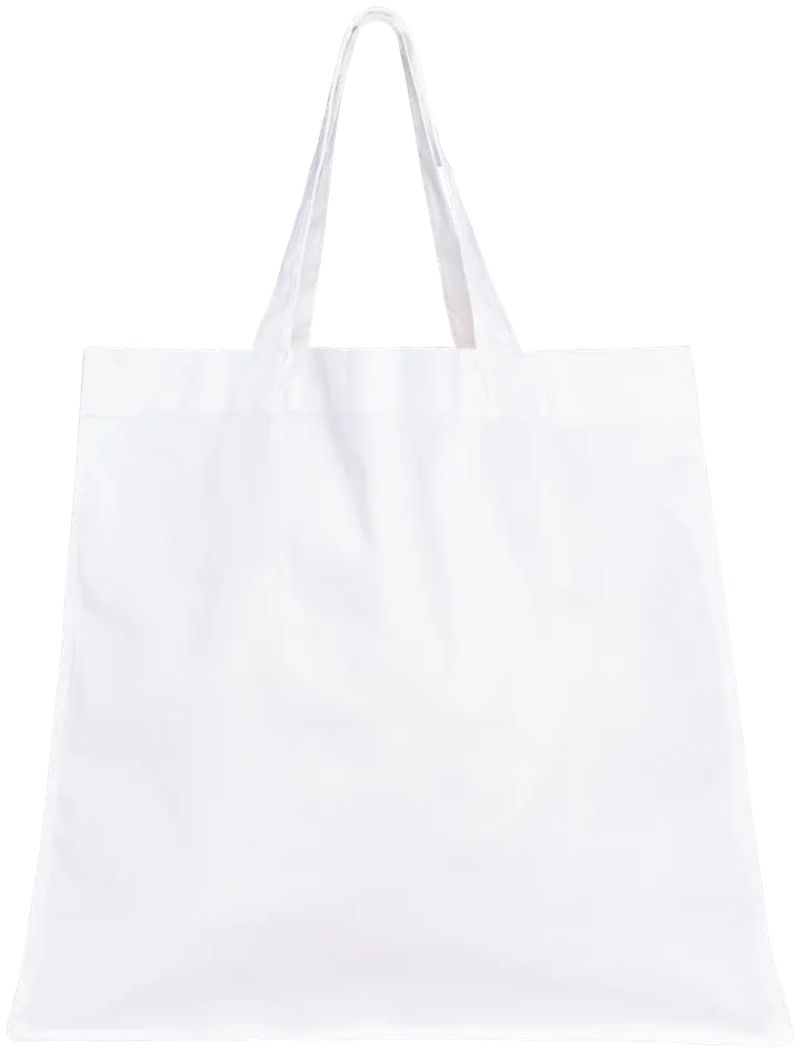 Lange umweltfreundliche Shoppingtasche Cloud White
