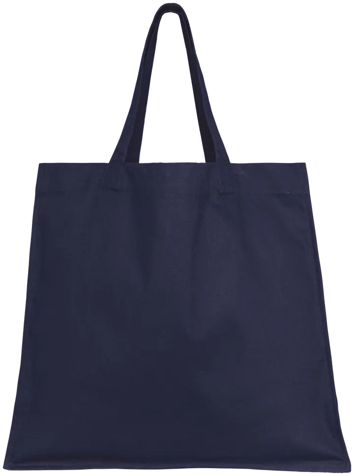 Lange umweltfreundliche Shoppingtasche Navy Blue