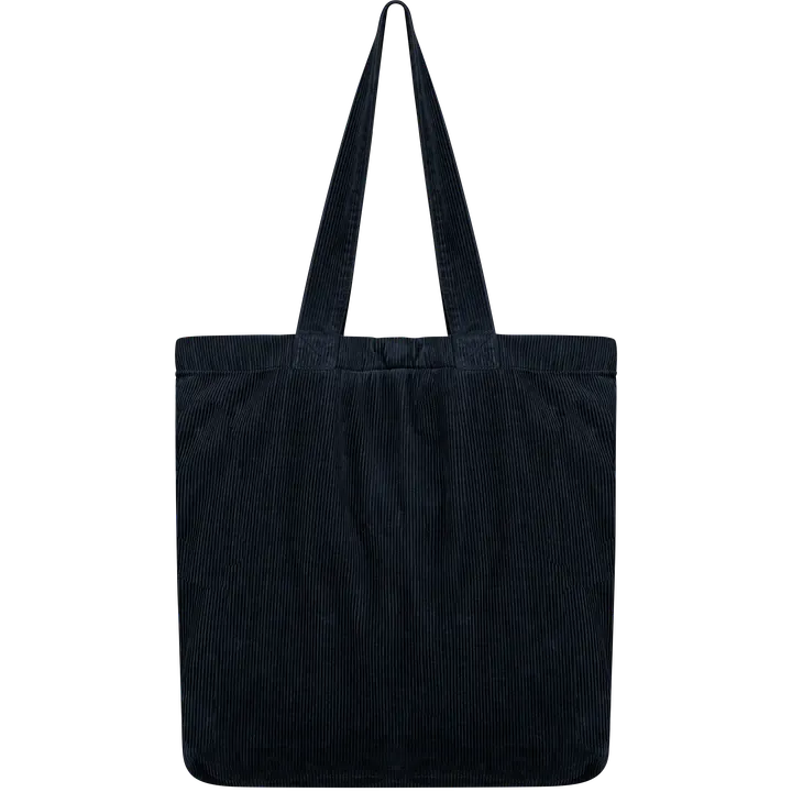 Umweltfreundliche ausgewaschene Tasche aus Kord Washed Navy Blue