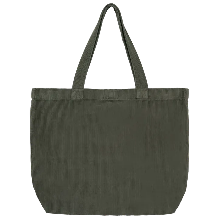 Umweltfreundliche ausgewaschene Tasche aus Kord Washed Organic Khaki