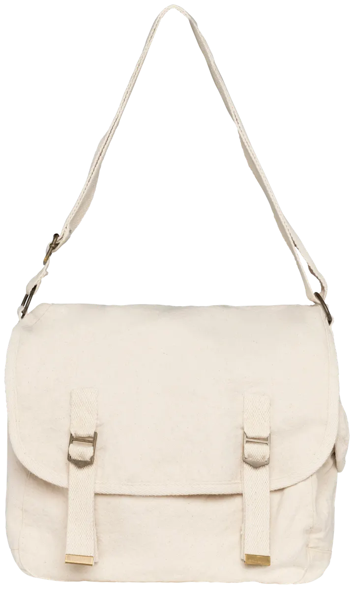 Umweltfreundliche ausgewaschene Umhängetasche Washed Natural