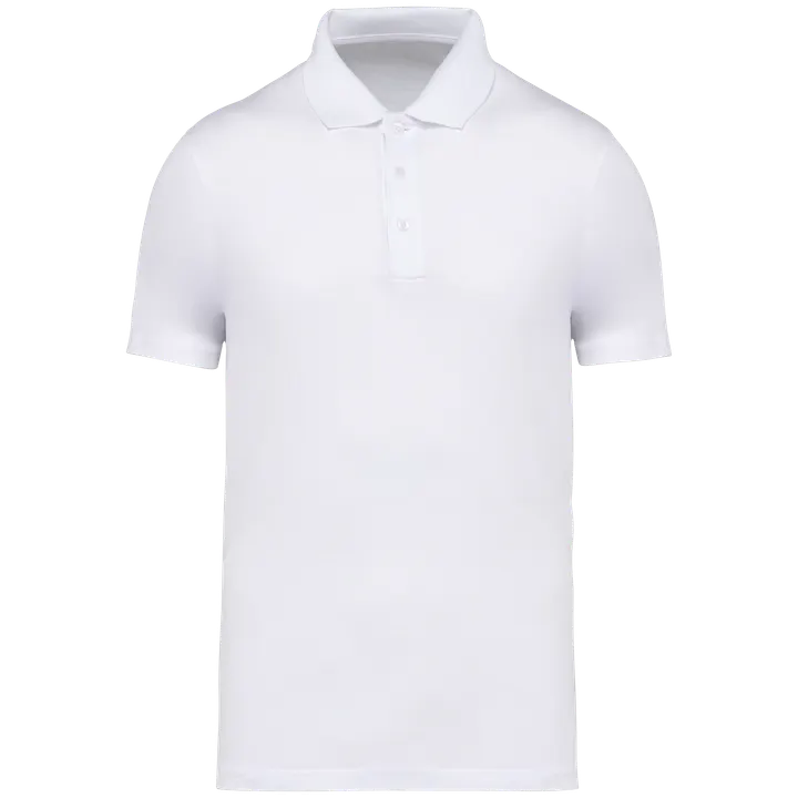 Umweltfreundliches Herren-Polohemd White