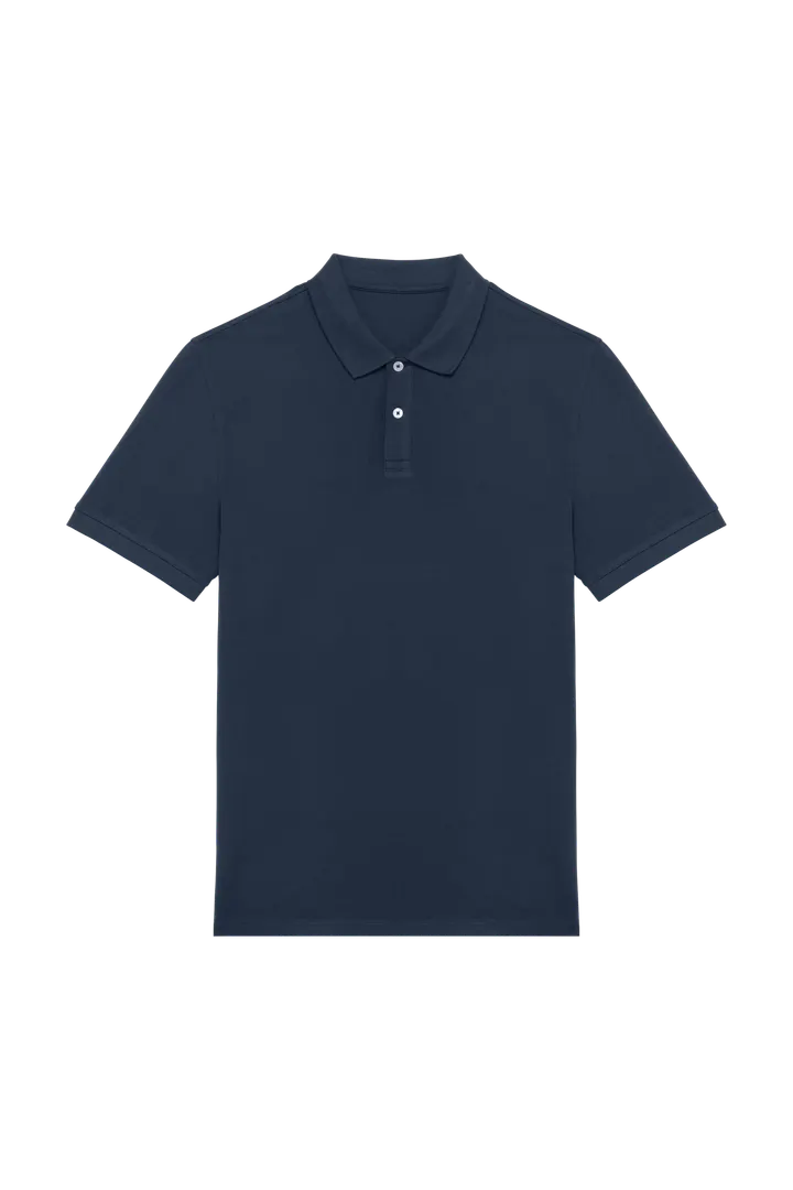 Polo écoresponsable maille piquée homme Navy Blue