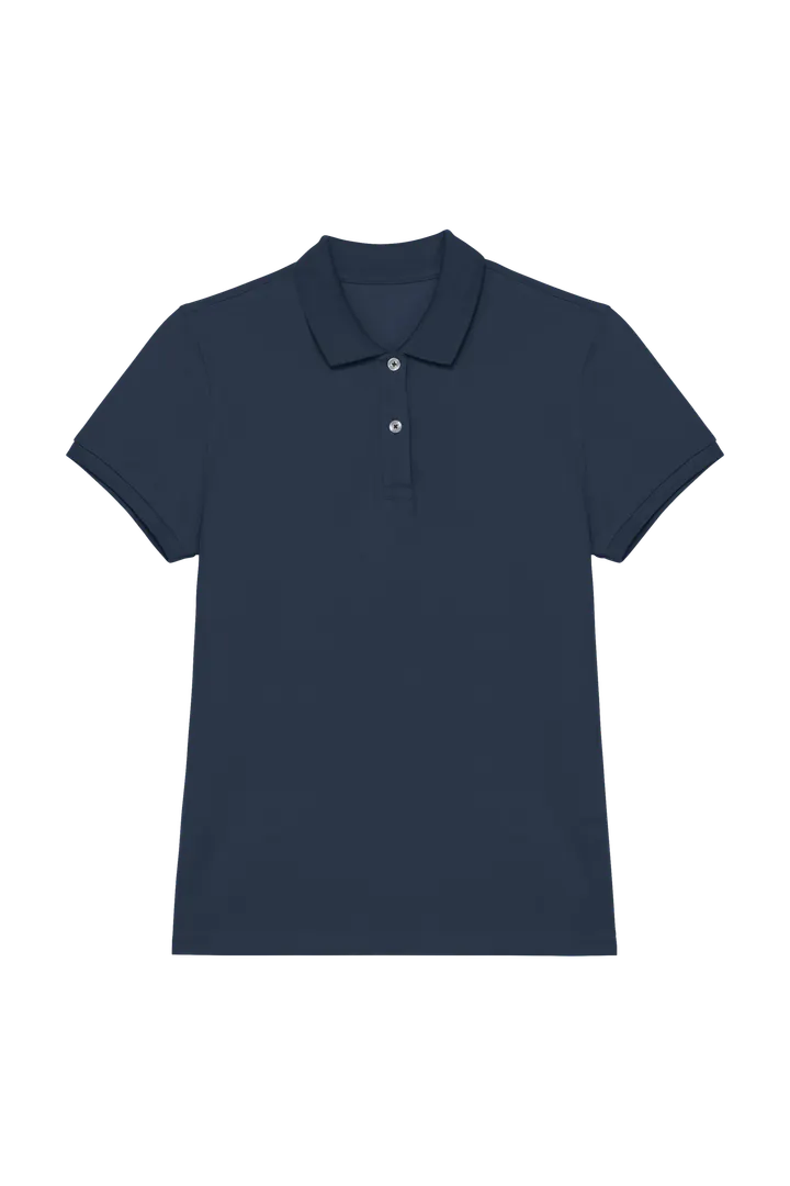 Polo écoresponsable maille piquée femme Navy Blue
