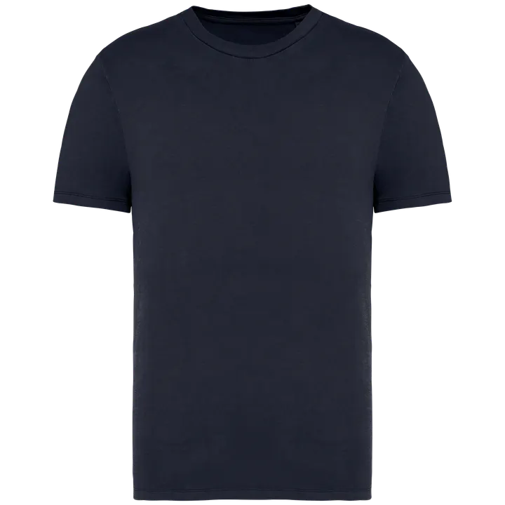T-shirt écoresponsable délavé unisexe Washed Coal Grey