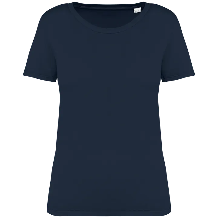 T-shirt écoresponsable délavé femme Washed Navy Blue