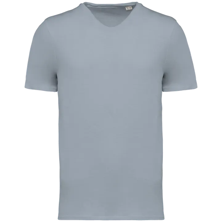 Umweltfreundliches unversäumtes Herren Slub-T-Shirt Aquamarine